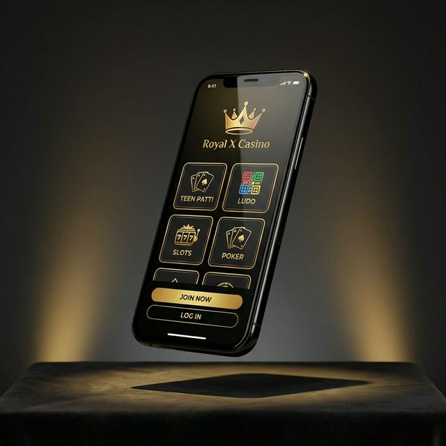 Royal X Casino App Mockup